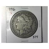 1896-S Morgan Silver Dollar