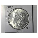 1887-O Morgan Silver Dollar