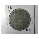 1896-O Morgan Silver Dollar