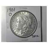 1901-O  Morgan Silver Dollar