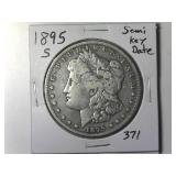 1895-S Morgan Silver Dollar
