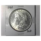 1890 Morgan Silver Dollar