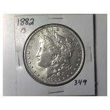 1882-O Morgan Silver Dollar