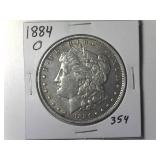 1884-O Morgan Silver Dollar