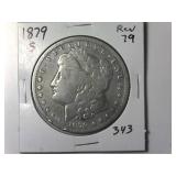 1879-S Rev of 79 Morgan Silver Dollar