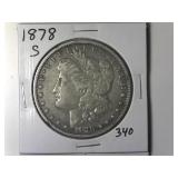 1878-S Morgan Silver Dollar