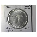 1967 Canada Silver Dollar
