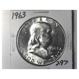 1963 Franklin Half Dollar