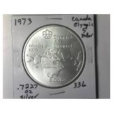 1973 Canada $5 Silver Dollar