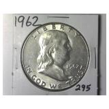 1962 Franklin Half Dollar