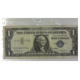 1957 B $1 Silver Certificate Note
