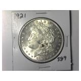 1921  Morgan Silver Dollar