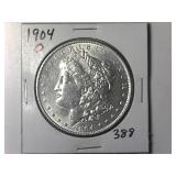 1904-O  Morgan Silver Dollar