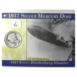 1937-D Silver Mercury Dime