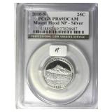 2010-S PCGS PR69Dcam Mt Hood Silver Qtr