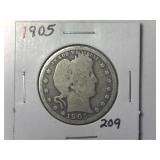 1905 Barber Quarter