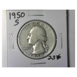 1950-S Washington Quarter