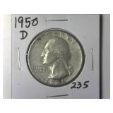 1950-D Washington Quarter