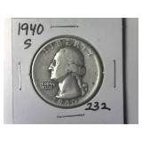 1940-S Washington Quarter