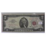 1963 A $2 Red Seal United Staes Note