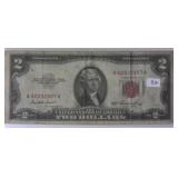 1953 $2 Red Seal United Staes Note