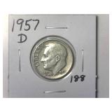 1957-D Roosevelt Dime