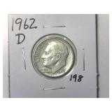 1962-D Roosevelt Dime