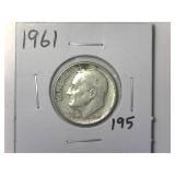 1961 Roosevelt Dime
