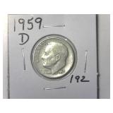 1959-D Roosevelt Dime
