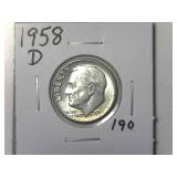 1958-D Roosevelt Dime
