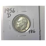 1956-D Roosevelt Dime