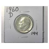 1960-D Roosevelt Dime