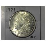 1921 Morgan Silver Dollar
