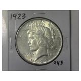1923 Peace Silver Dollar