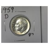 1959-D Roosevelt Dime