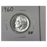 1960 Roosevelt Dime