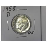 1958-D Roosevelt Dime