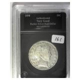 1898 Barber Half Dollar