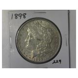 1898 Morgan Silver Dollar