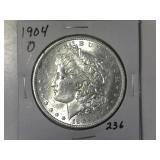 1904-O Morgan Silver Dollar