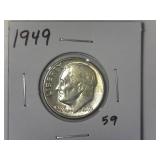 1949 Roosevelt Dime