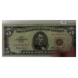 1963 $5 Red Seal US Note