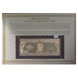 1934 $100,000 Replica Goldback