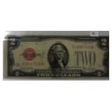 1928 G $2 Red Seal United States Note