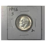 1946-S Roosevelt Dime