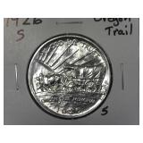1926-S Oregon Trail Comm Half Dollar