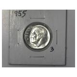 1955 Roosevelt Dime