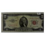 1953 C $2 Red Seal United Staes Note