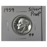 1959 Proof Roosevelt Dime