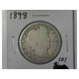1898 Barber Quarter